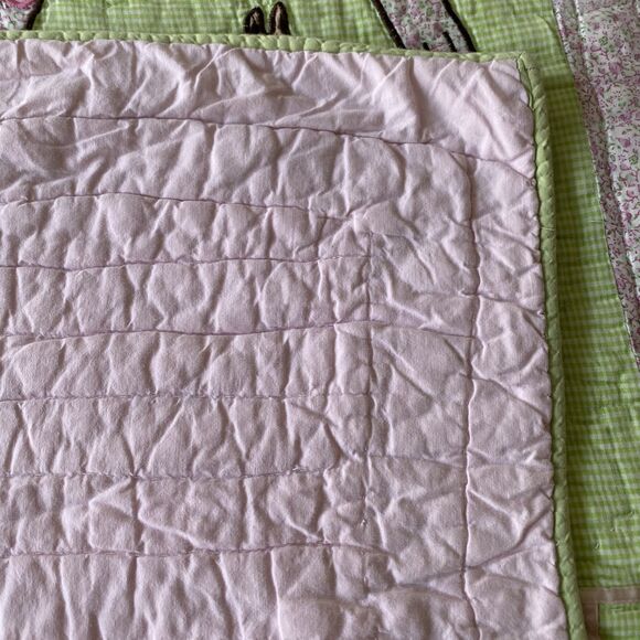 Vintage Company Kids Horses Equestrian  Quilt Twin 65x84" Pink Girls Embroidered - Picture 8 of 13